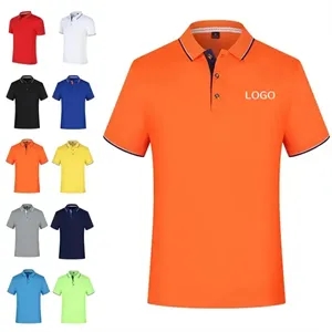 Custom Logo Quick-Dry Custom Polo Shirt MOQ 20