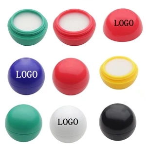 Custom Logo Well-Rounded Ball Shaped Lip Balm