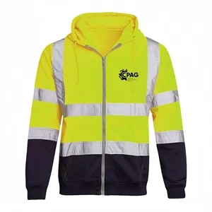 Custom Logo Logo Softshell Fleece Hoodie Safety Jacket