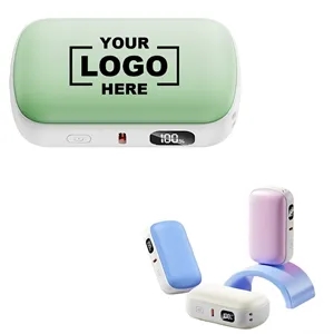 Custom Logo Rechargeable USB Hand Warmer Power Bank 10000mAh