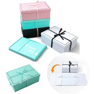 Luxury Foldable Gift Box With Ribbon