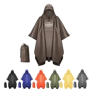 Custom Logo Waterproof Raincoat Jacket For Men Women