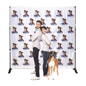 Backdrop Step and Repeat 8.5' x 10'  Banner Frame Kit