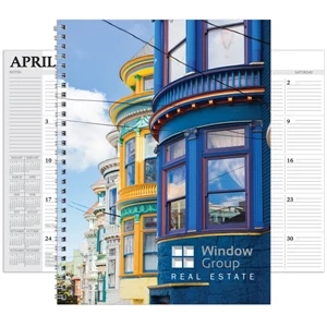 Full Color Spiral Desk Planner 7X10