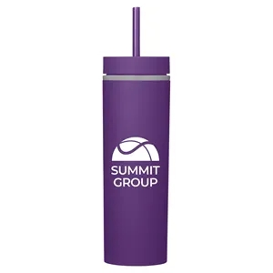 Adventure 16 oz Insulated Tumbler With Straw