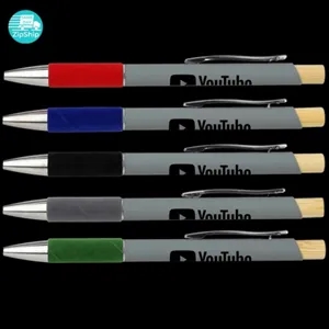 Recycled Aluminum Pen Featuring a Velvet Grip