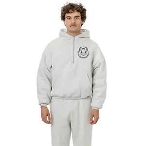 Custom Logo Fleece Puffy Hoodie