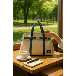 Custom Logo L'BUirkin Canvas Tote