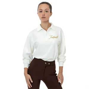 Custom Logo Polo Unisex Long Sleeve