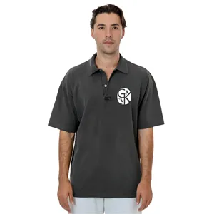 Custom Logo Short Sleeve Unisex Polo T-Shirt