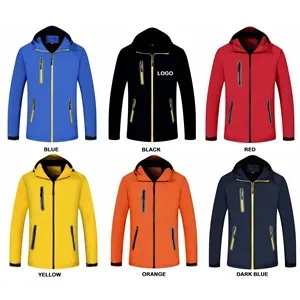 Custom Logo Thick Hooded Outdoor Anorak