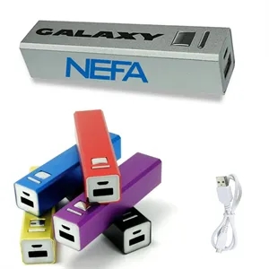 Custom Logo Aluminium Portable Power Banks 2600mAh