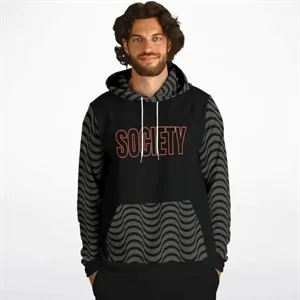 Custom Logo Athletic Hoodie - All Over Print