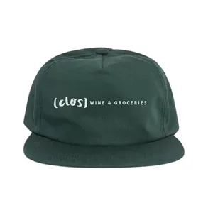 Custom Logo Poly Cotton Twill 5-Panel Hat