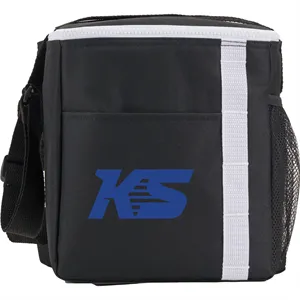 Custom Logo Accent Recycled 12 Can Lunch Cooler