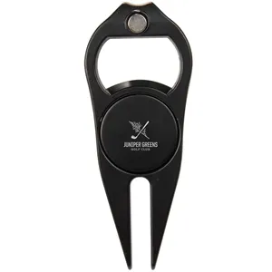 Custom Logo Bottle Opener Divot Tool with Ball Marker