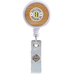 Bamboo Badge Holder