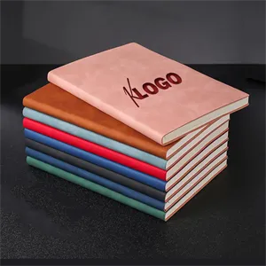 Custom Logo A5/A6 Soft Leather Journal Lined Notebook