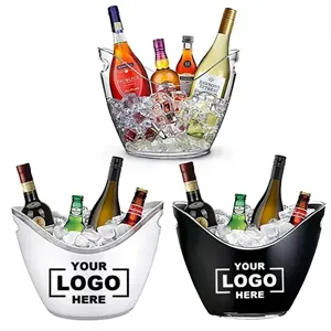Custom Logo Acrylic Beer Bucket