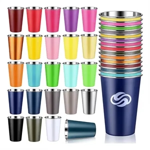 16oz Personalized Stainless Steel Tumbler