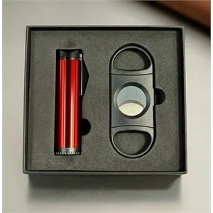 Visol Cigar Cutter & Lighter Gift Set VCUT431 Hades