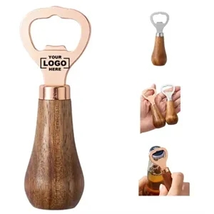 Party Gift Promotion Wooden Handle Opener