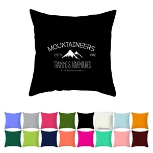 Custom Logo Soft Blanket Throw Pillow