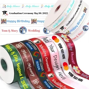 0.4"/0.5"/0.6"/0.78"/1"/1.5"/2" Width Ribbon Roll Costomize