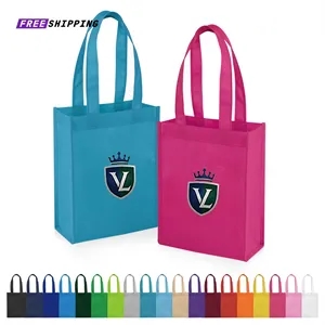 Mini Non Woven Gift Tote 8 x 10 x 4"