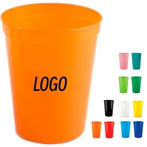 16 oz. Smooth Wall Plastic Stadium Cup