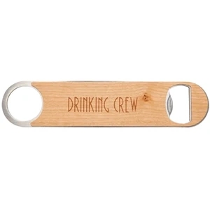 Bottle Opener with Wood Veneer