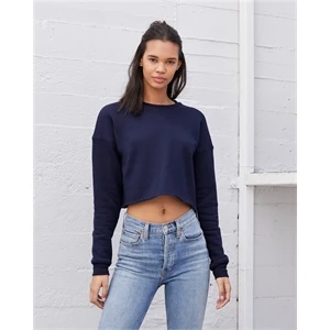 BELLA + CANVAS Women's Crop Crew Fleece