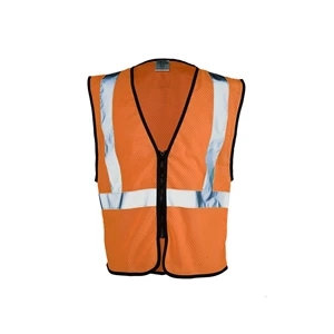 Kishigo Zippered Mesh Economy Class 2 Vest
