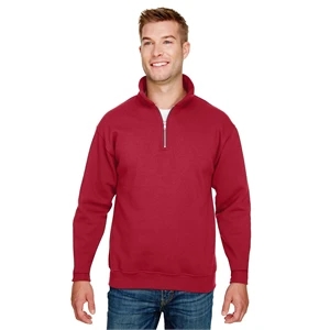 Bayside Unisex USA Made Quarter-Zip Pullover Sweatshirt