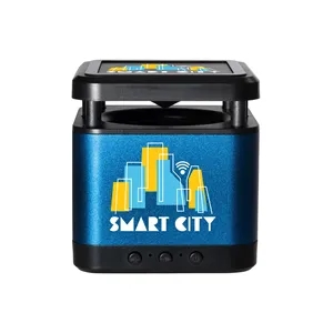 Custom Logo Cube Wireless Speaker and Charger