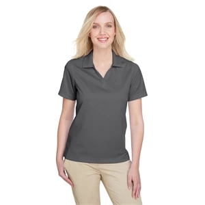 UltraClub Ladies' Cavalry Twill Performance Polo