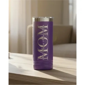 Custom Logo Polar Camel 22 oz. Skinny Tumbler with Slider Lid