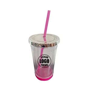 16oz Replaceable Pattern Straw Cup