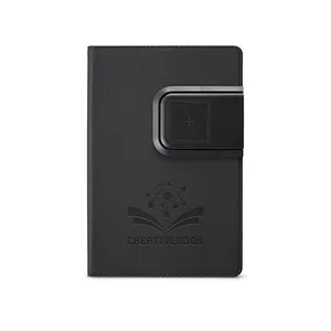 Custom Logo Refillable Journal with Wireless Charging Panel