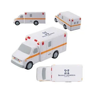 Custom Logo Ambulance Shape Stress Ball
