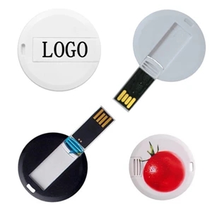Custom Round Card USB Flash Drive