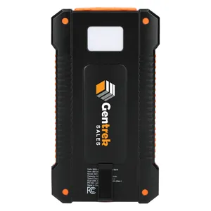 Custom Logo Helio 5000 mAh Solar Power Bank