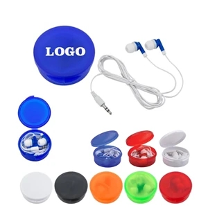 Earbuds In Travel Case