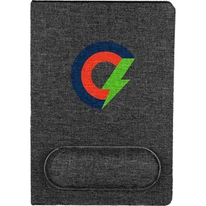 5.5" x 8.5" FSC® Recycled Mouse Pad Bound Notebook