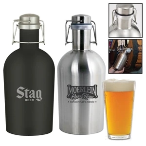 Portland 64 oz. Stainless Steel Beer Growler Jug