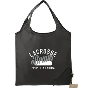 Custom Logo Bungalow RPET Foldable Shopper Tote