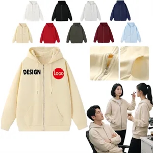 Custom Logo Premium Cotton Hooded Sweatshirt For Work Uniform