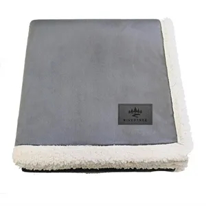 Custom Logo Original Lambswool Throw