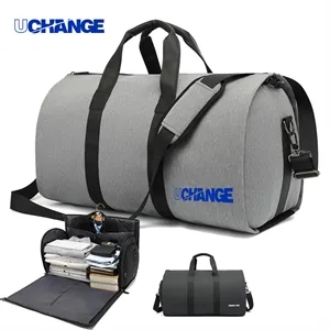 Large Capacity Canvas Travel Duffel With Shoulder Strap