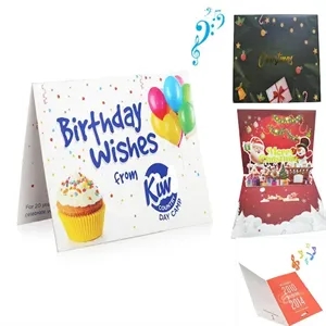 Custom Message Audio Gift Greeting Cards